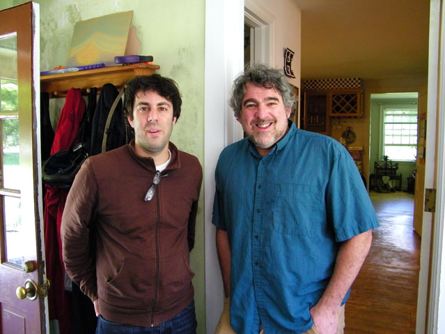 Dean Rosenthal and Larry Polansky, 2009. Photo by Karin Rosenthal.